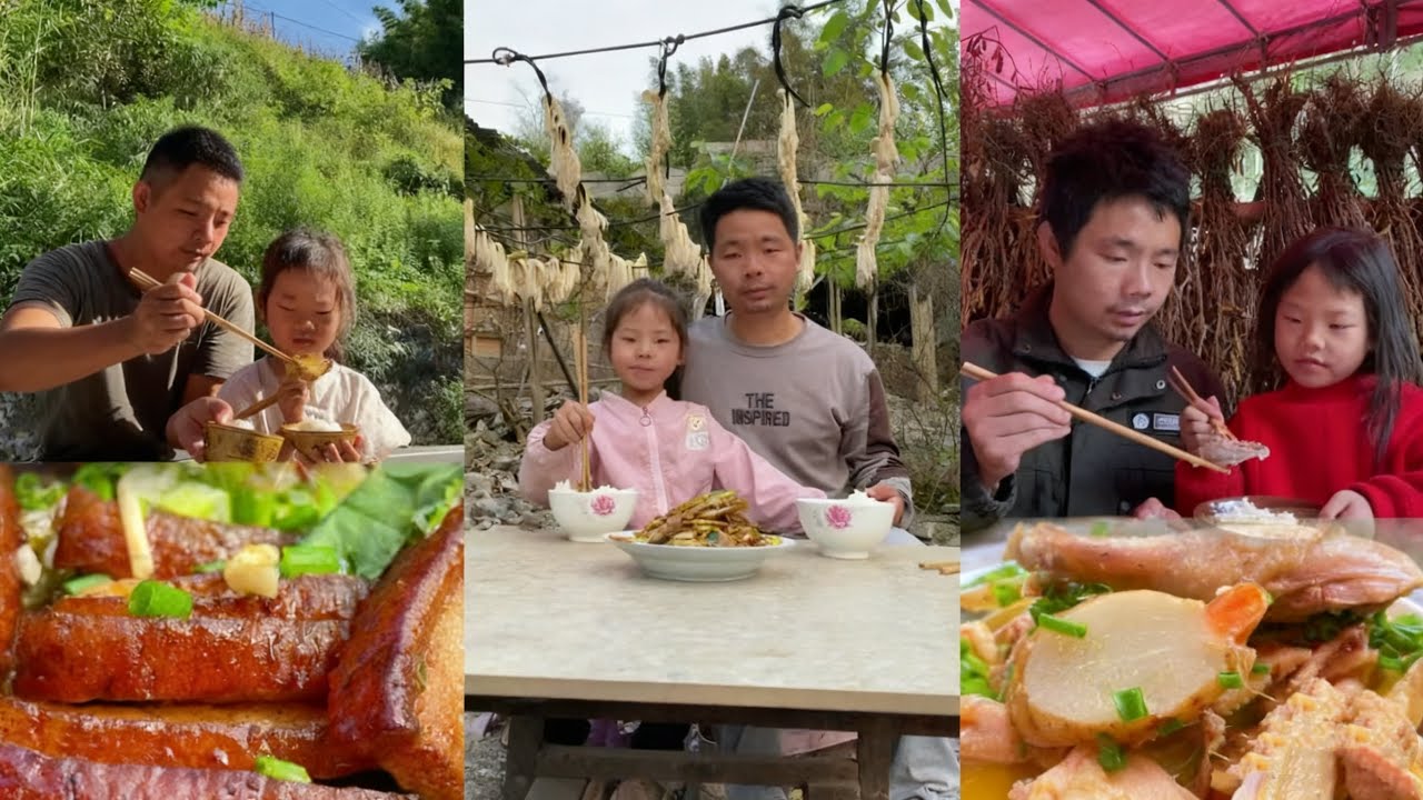 秋季大豐收，我們種的天麻成熟了，今天女兒去山上挖了一些回來，做一道天麻排骨湯#我的鄉村生活 #food #大熱門 #簡單人生 #鄉村守護人 #农村生活