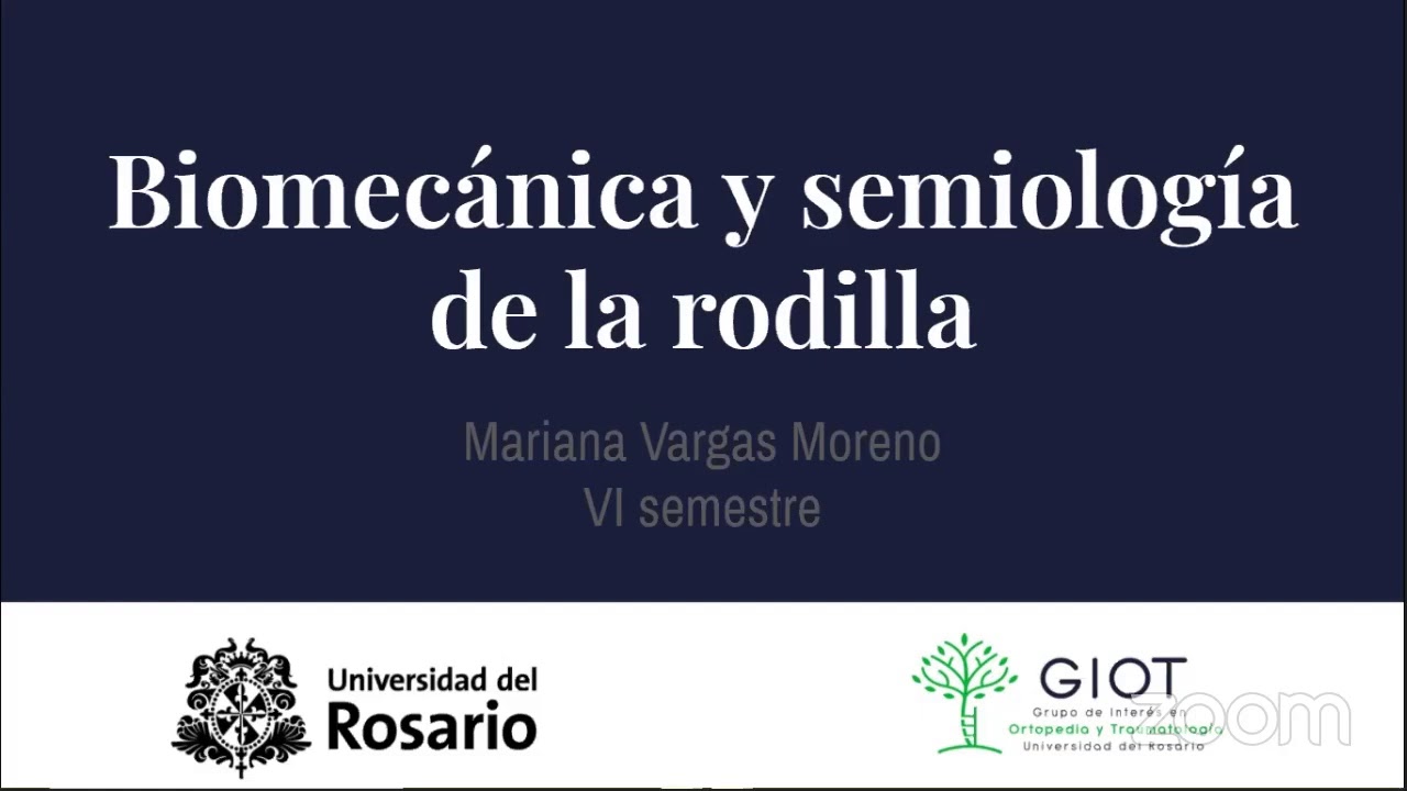 Biomecanica y semiologia de rodilla