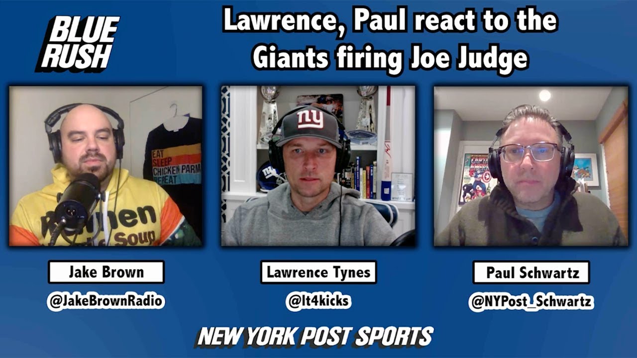 Blue Rush Podcast: Giants made right call firing Joe Judge | New York Post