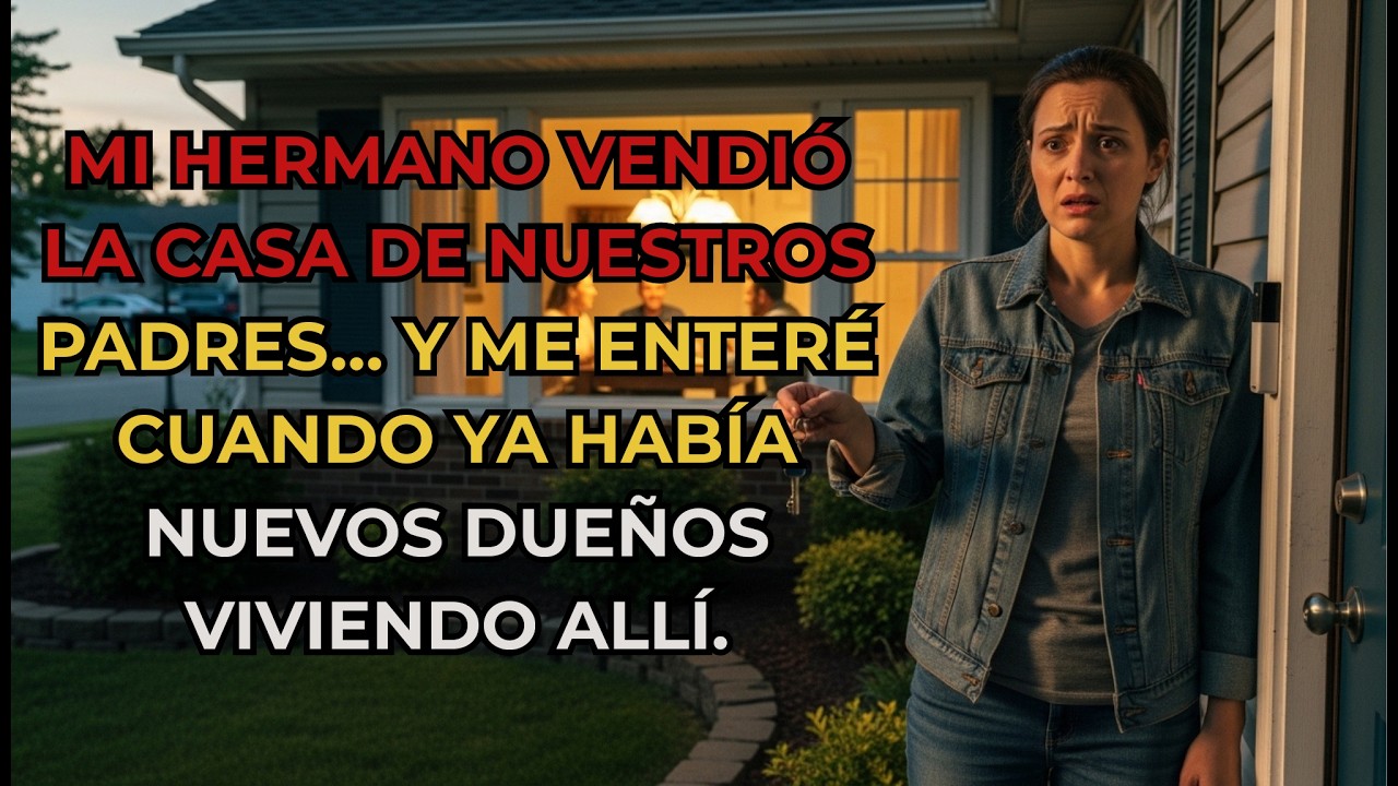 Mi hermano vendió la casa de nuestros padres… y me enteré cuando ya había nuevos dueños viviendo