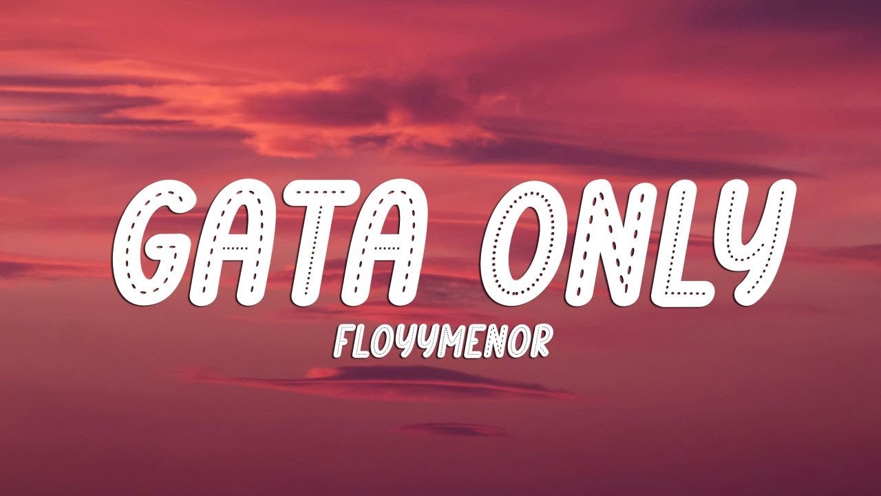 FloyyMenor - GATA ONLY ft. Cris MJ (Letra/Lyrics)