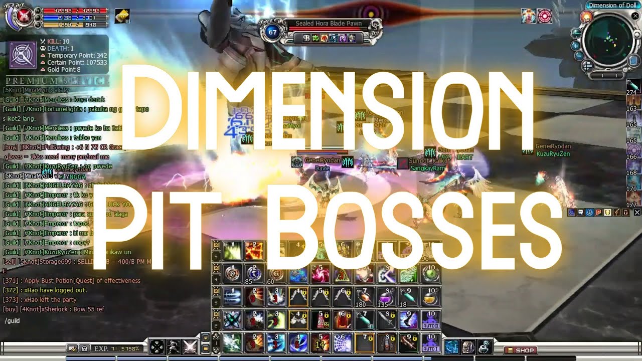 Dimension Pit Bosses - RF Online PlayPark Cora Desolation GeneiRyodan Guild
