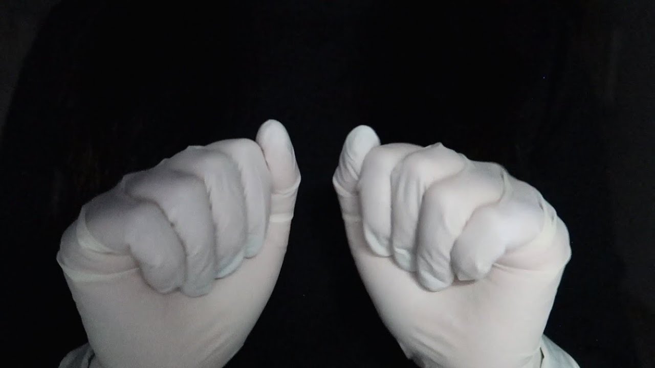 No talking ASMR | 라텍스장갑과 시각적 트리거 👐🏻 | Latex glove movement and Visual triggers
