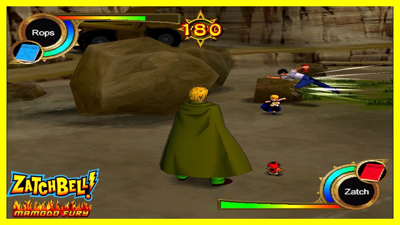 Zatch vs Rops (Zatch Bell Mamodo Fury)