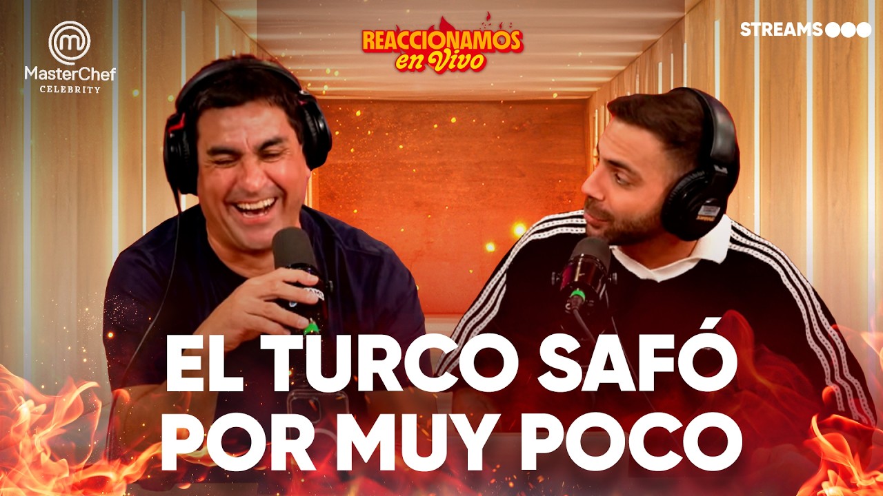 MASTERCHEF CELEBRITY EN VIVO con GREGO ROSSELLO Y EL TURCO HUSAIN