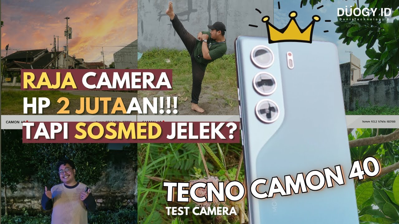 RAJA Camera👑 HP 2 Jutaan! tapi kok?!? - Test Camera Tecno Camon 40