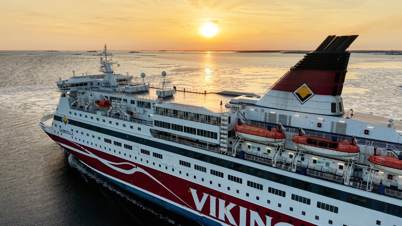 Helsinki Viking Gabriella Passing Kustaanmiekka, March 2026, DJI Mini 5 Pro