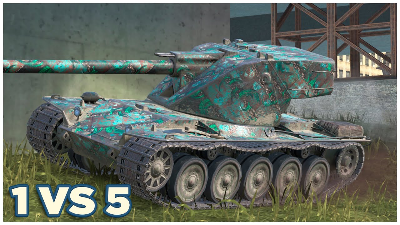 Emil I • 1 VS 5 • РЕАЛИСТИЧНЫЕ БОИ WoT Blitz