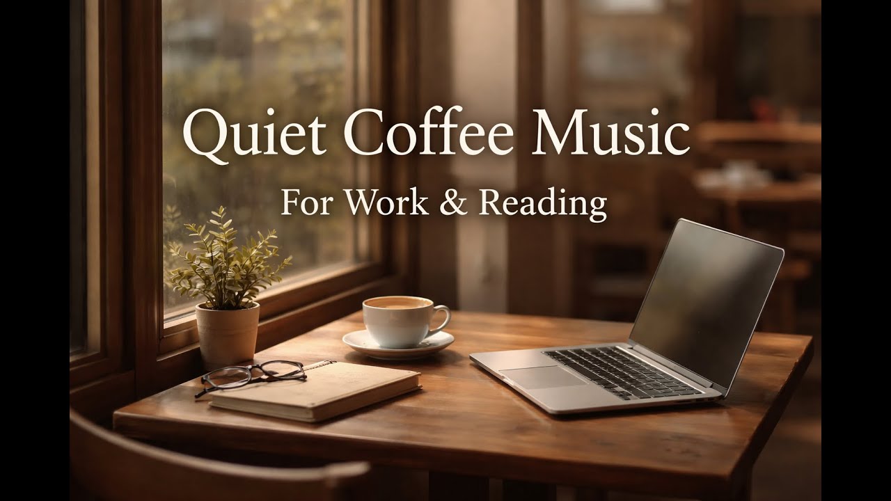 Quiet Coffee Shop Music for Work & Reading | Midnight Coffee Jazz