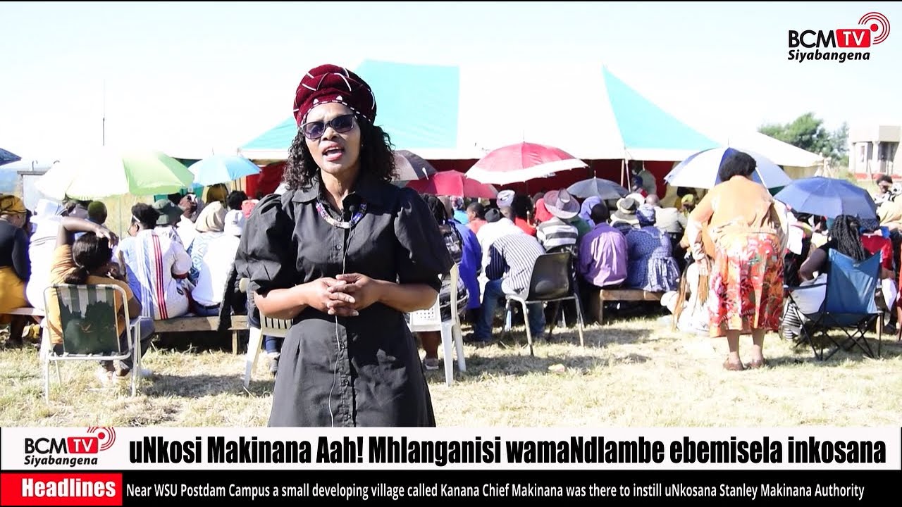 BcmTv : Chief Makinana in Kanana Informal Settlement
