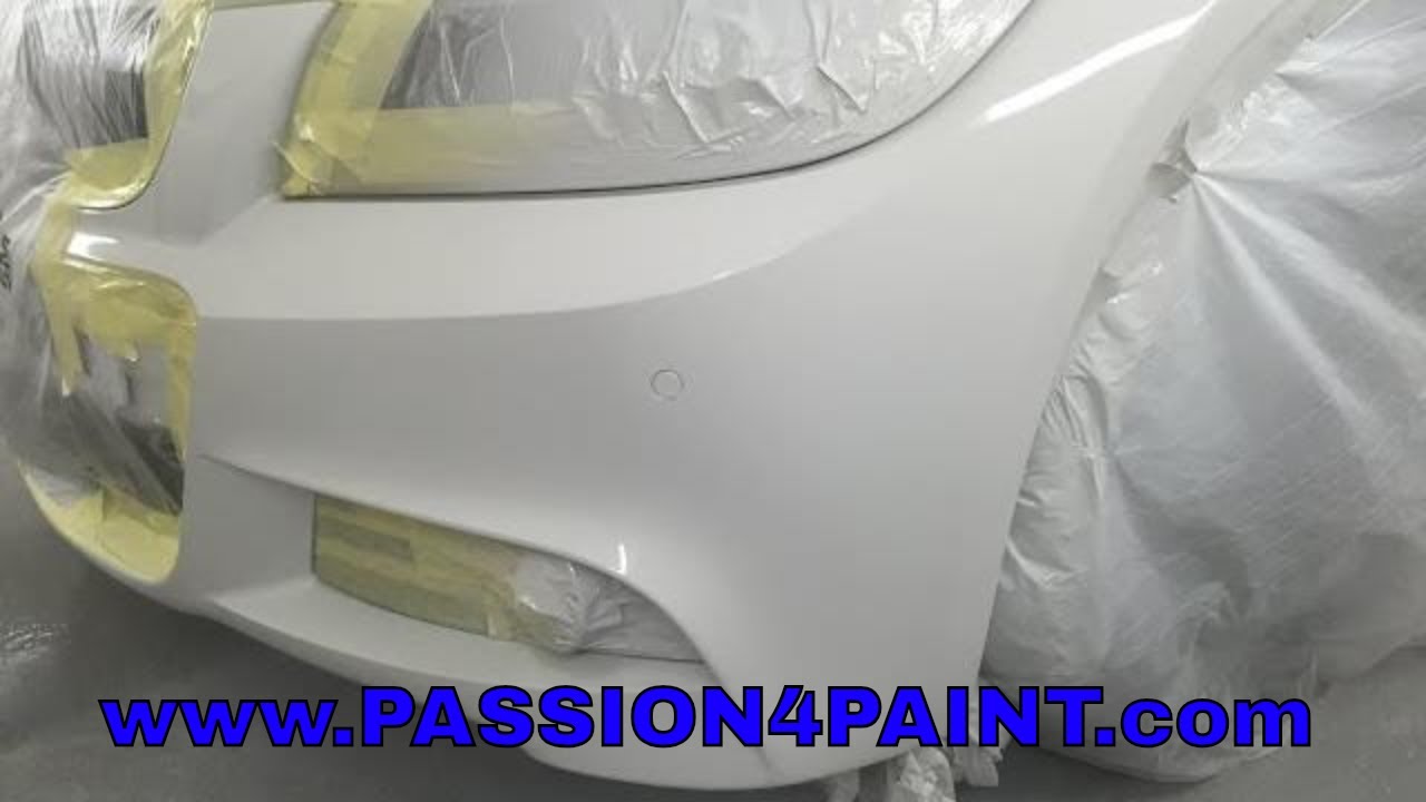 Basecoat, Blending and clearcoat on BMW M3 In Alpine White Code 300