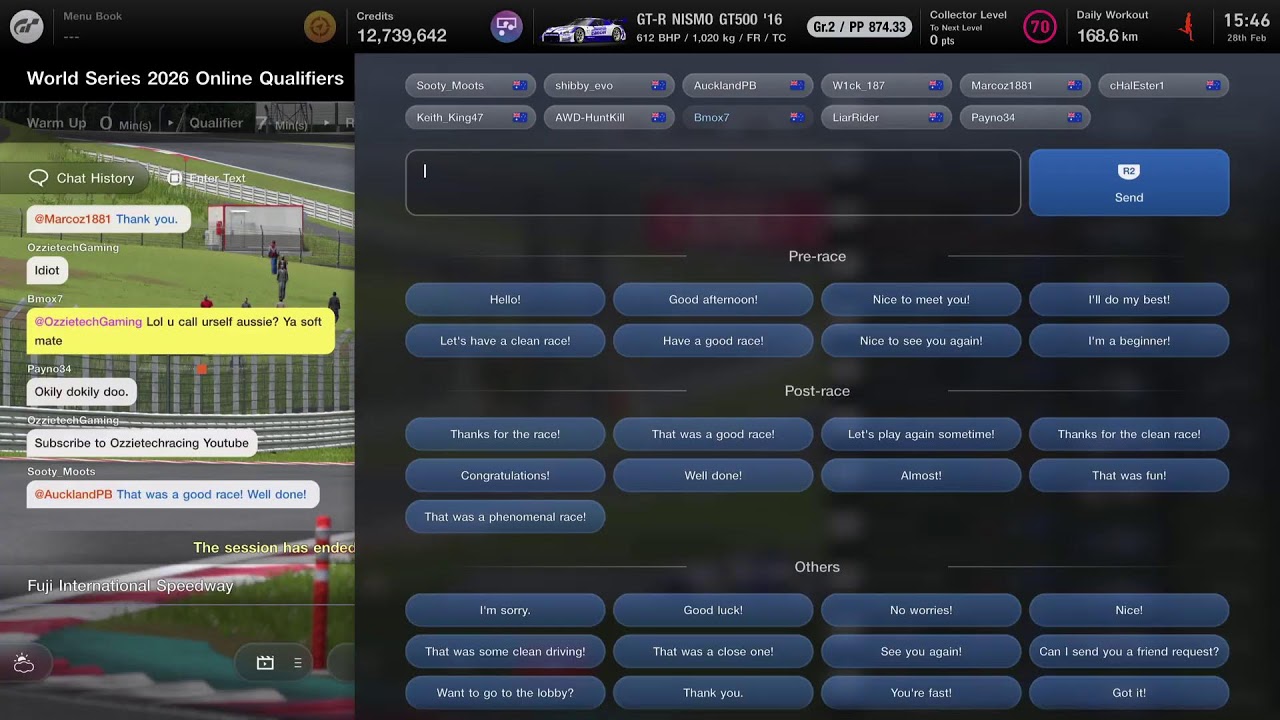 Gt7 GTWS Nations Cup Round 6 The Final vr2 No Voice