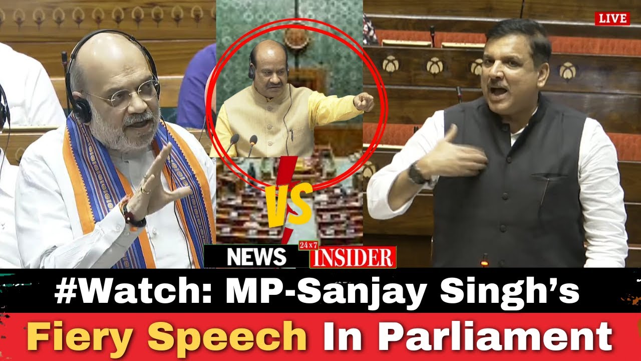 MP-Sanjay Singh Slams Centre Over Detention Centres says 'Don't provide infiltrators free food water