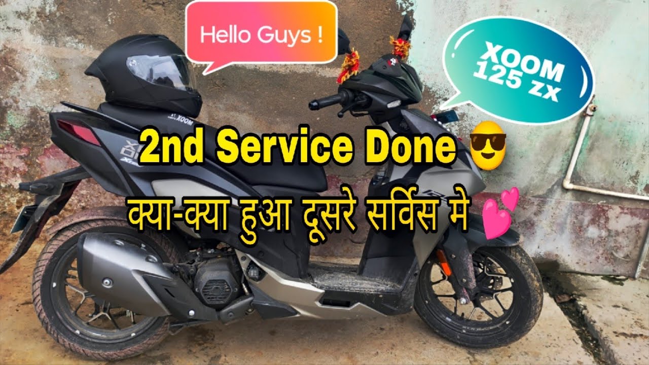 XOOM 125 Zx 2nd Service Experience Bill Kitna Aya🤦‍♂️Kya Kya Kaam Huwa  #xoom #hero #automobile