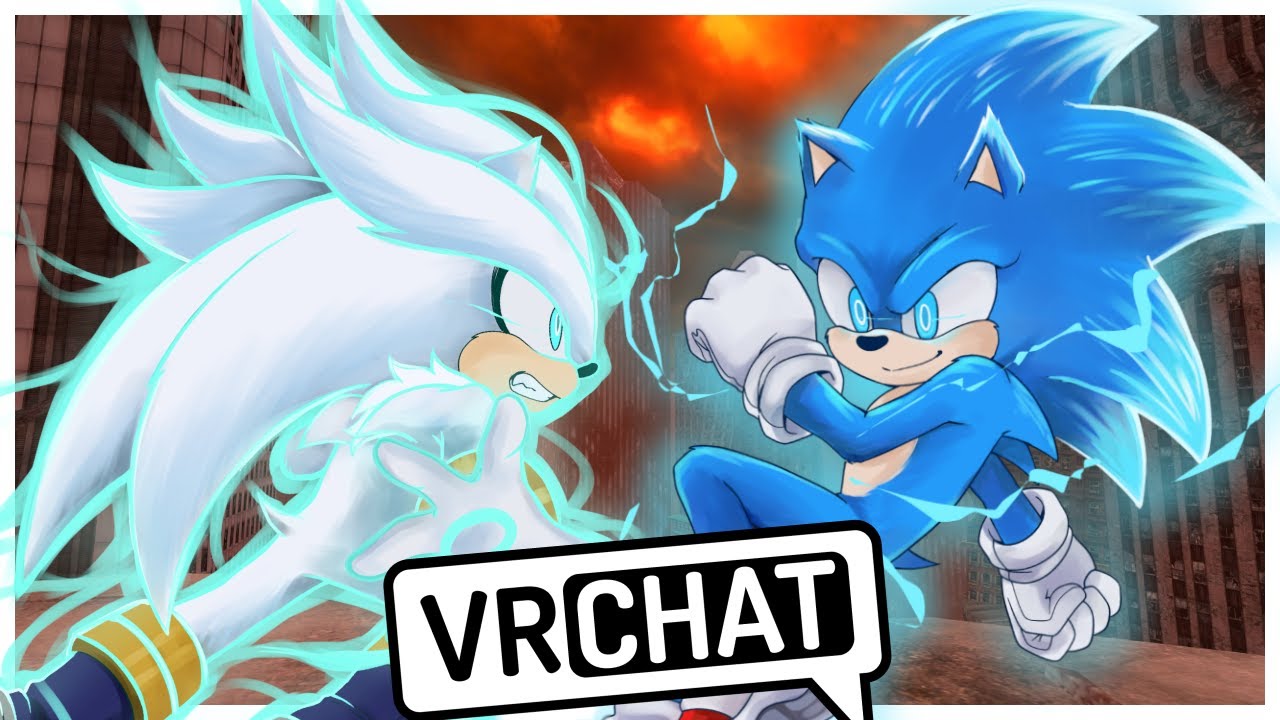 Movie Sonic Encounters Movie Silver In VRCHAT!!