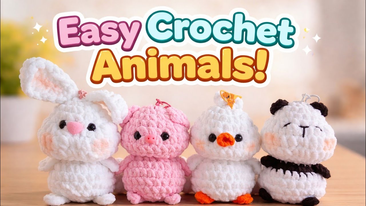 How to Crochet a Duck Keychain 🦆 |  Part 3 | Easy Amigurumi Tutorial