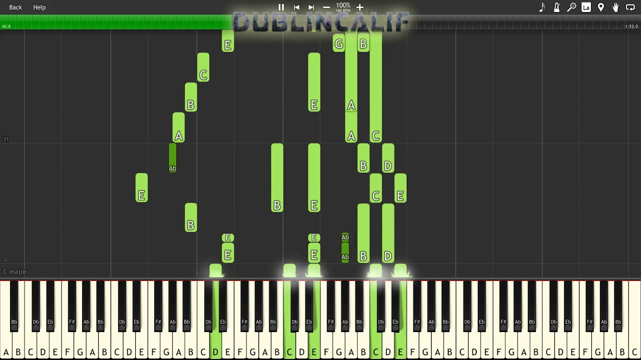 Sonic the Hedgehog 2 - Casino Night Zone Theme Piano Tutorial Synthesia