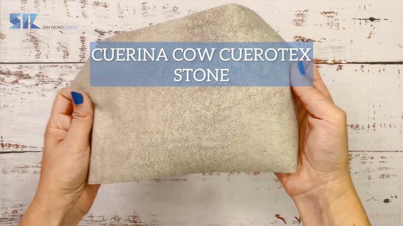 CUERINA COW CUEROTEX - STONE                                   #telas #cuerina #deco #tapizados