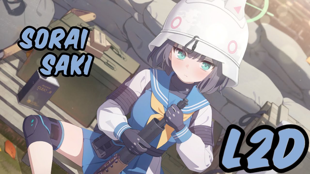 [Blue Archive] Sorai Saki L2D [ENG SUB]