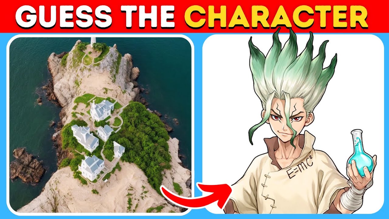 Guess The Famous Dr Stone Anime Character By Illusion | Anime Quiz 🧪