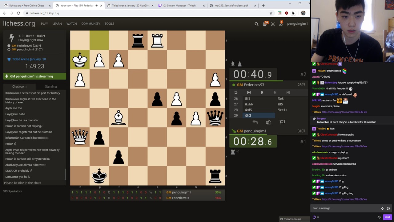 January 2020 Lichess Titled Arena