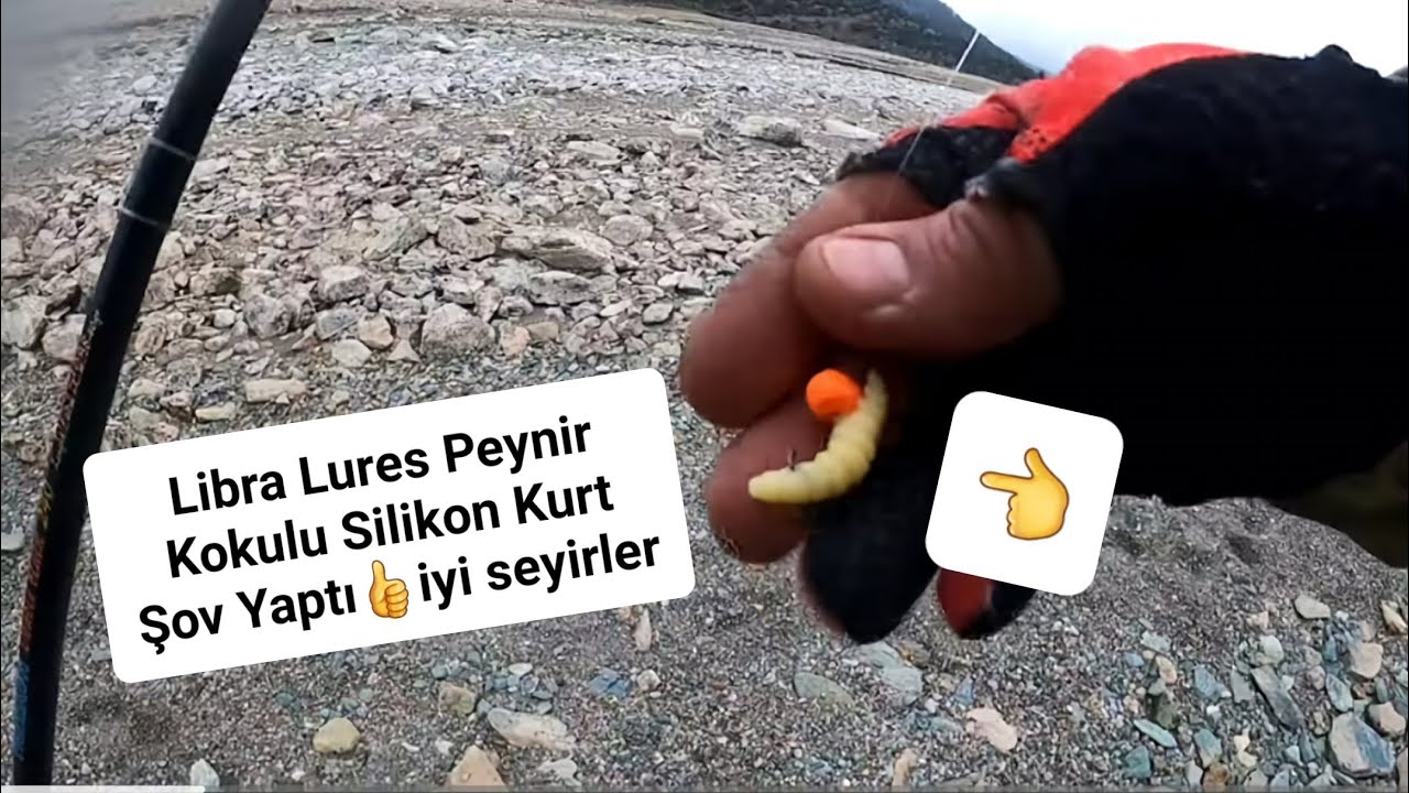 Libra Lures Peynir Kokulu Silikon Kurt VE Somon Havyarı ile Alabalık Avı🎣 #alabalıkavı #fish #trout
