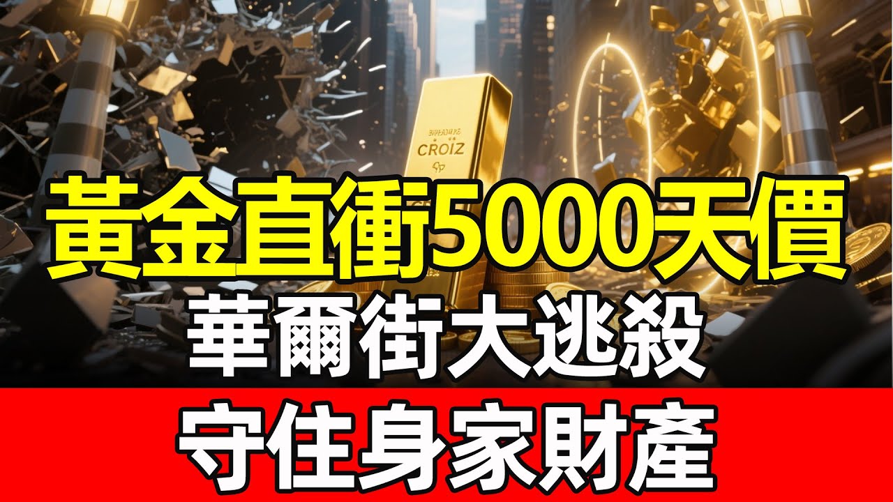 華爾街大震盪！歐洲啟動「金融核反擊」痛擊美元？黃金狂飆4800美元只是開始，看懂這場「資本戰」#黃金 #黃金暴漲 #金價 #黃金走勢