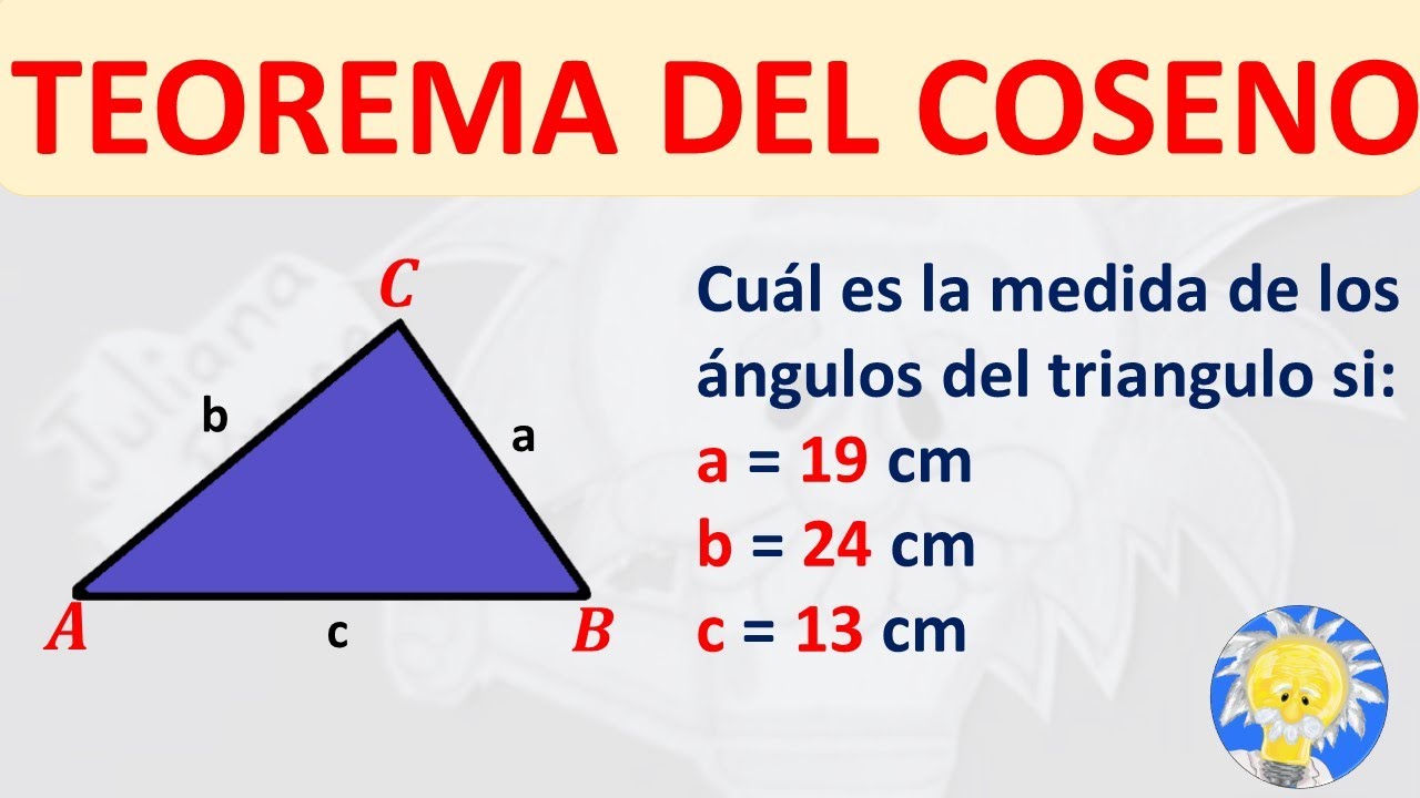 ⚠️ Cómo calcular los tres ángulos de un triángulo conociendo el valor de los tres lados
