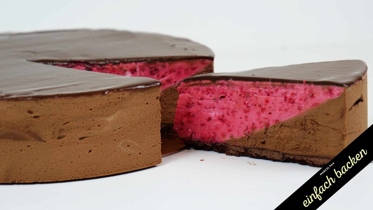 Schokoladen Himbeer Mousse Torte