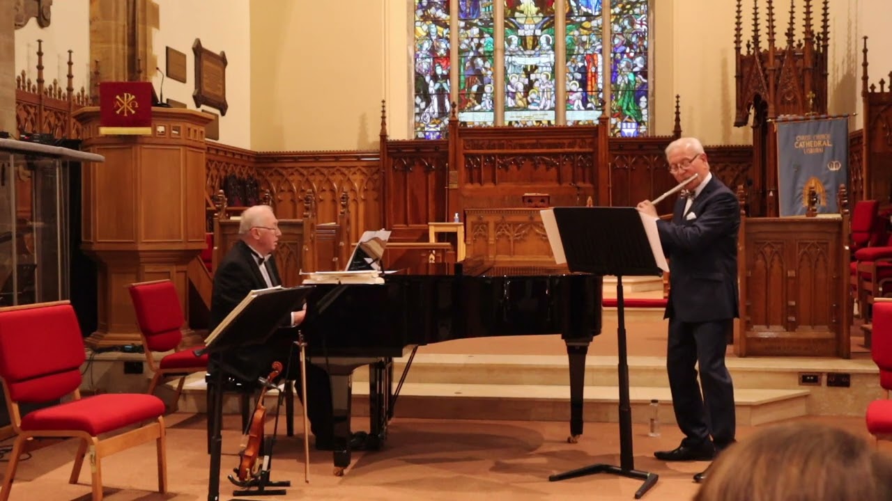 Schubert - Sonatina No.1 in D major (First Move.) Flute: Drew Rowan /Piano: Rodney Spence.