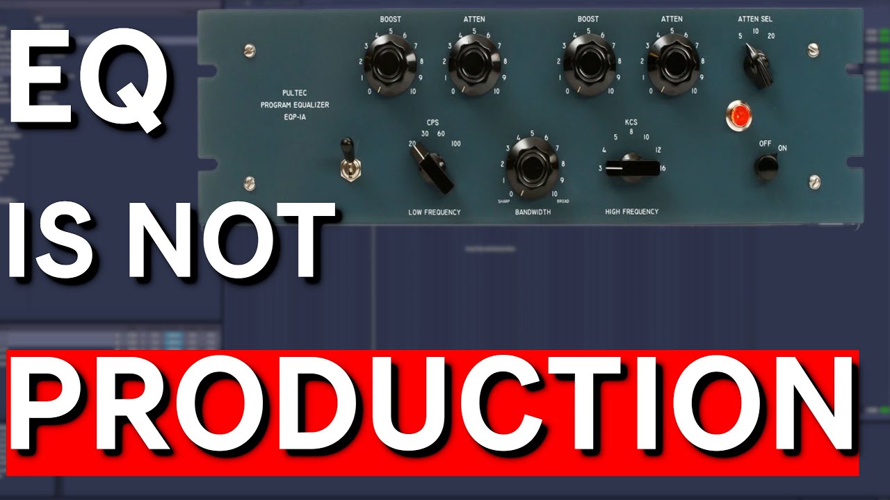Music Production is Not Mixing and Writing