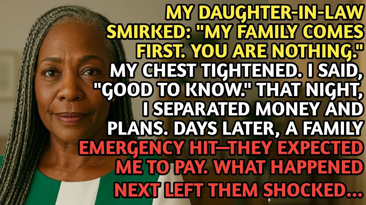 My Daughter In Law Smirked, 