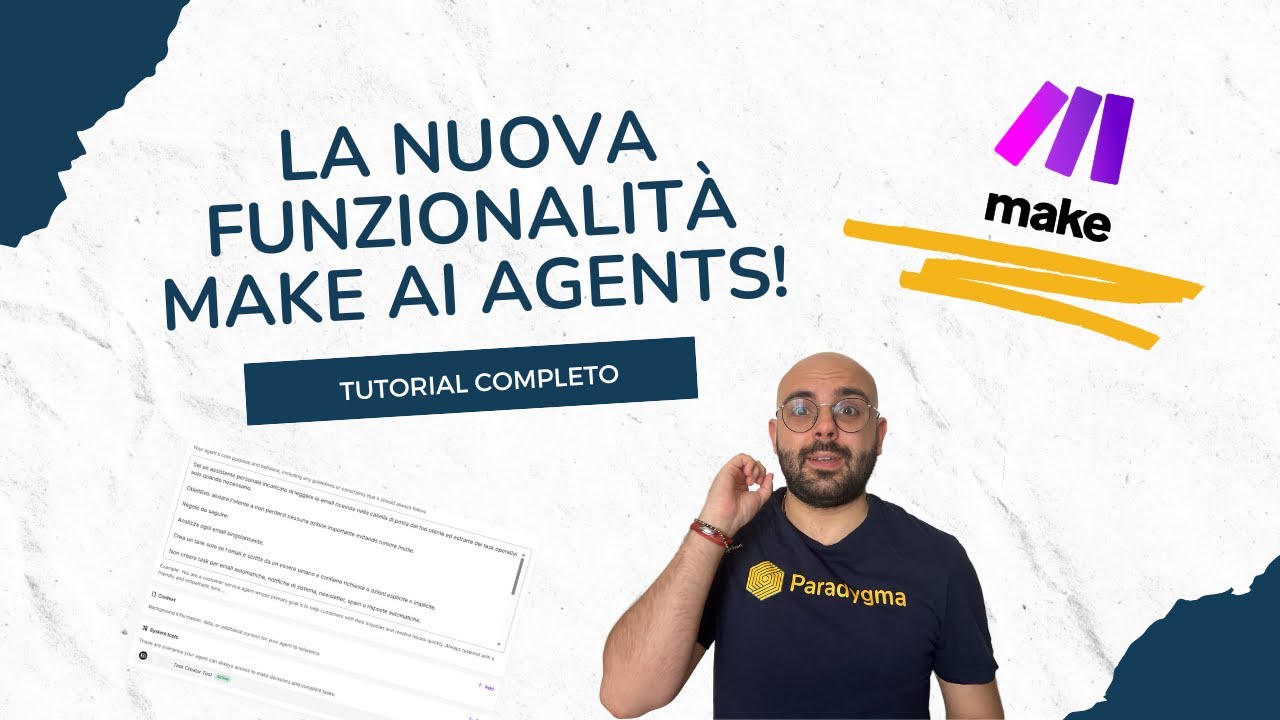 La nuova funzionalità assurda di Make: MAKE AI AGENTS! #aiagents