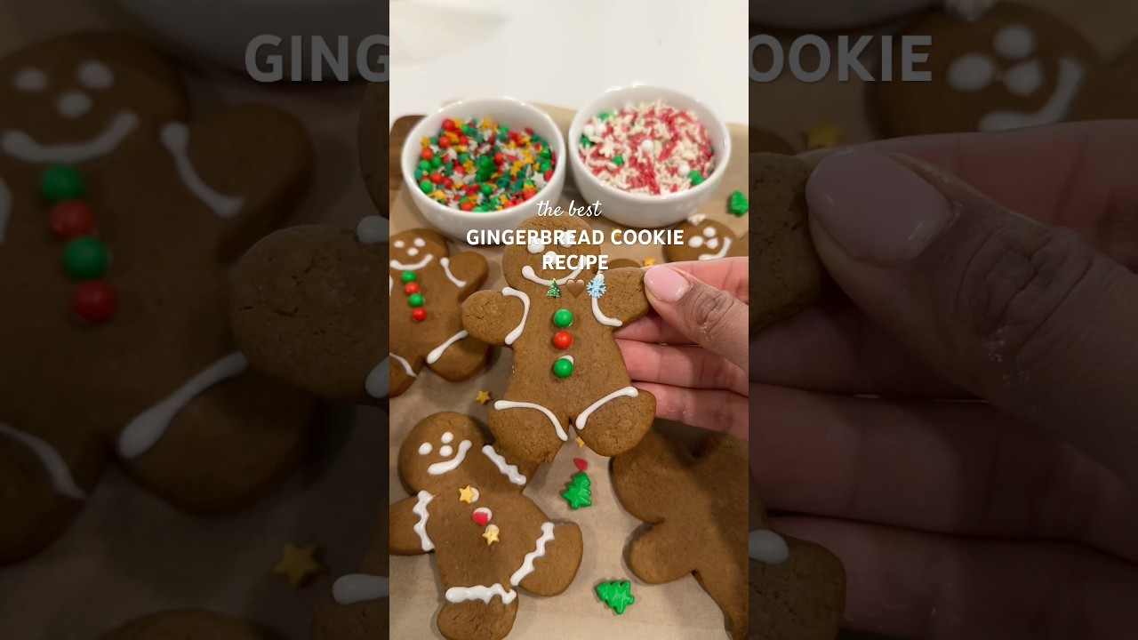 Gingerbread cookies 🎄 #gingerbread #cookies #recipe #baking #christmas