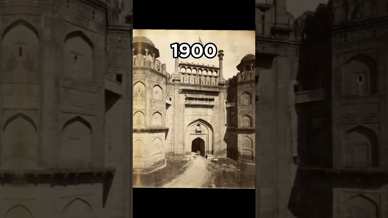 Evolution of Red Fort, 1800 - 2023. #shorts