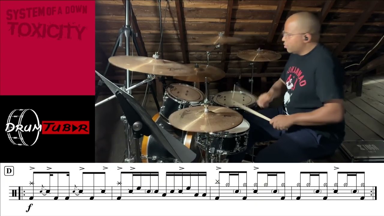 System of a Down - Toxicity (with sheet music) (Drum Cover) [Studio Version]