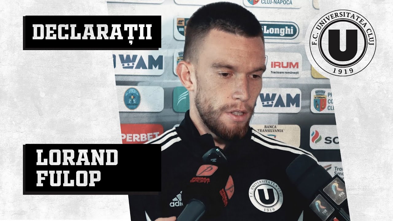 DECLARAȚII | Lorand Fulop inainte de ultimul meci al toamnei, cel cu FC Argeș