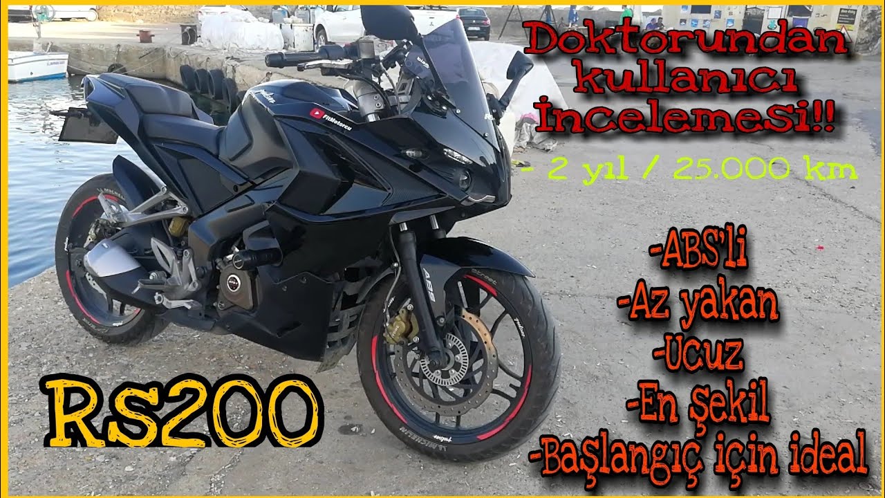Bajaj Pulsar Rs200 En Detaylı İnceleme - Tüm Artı ve Eksileri (kullanıcı incelemesi)