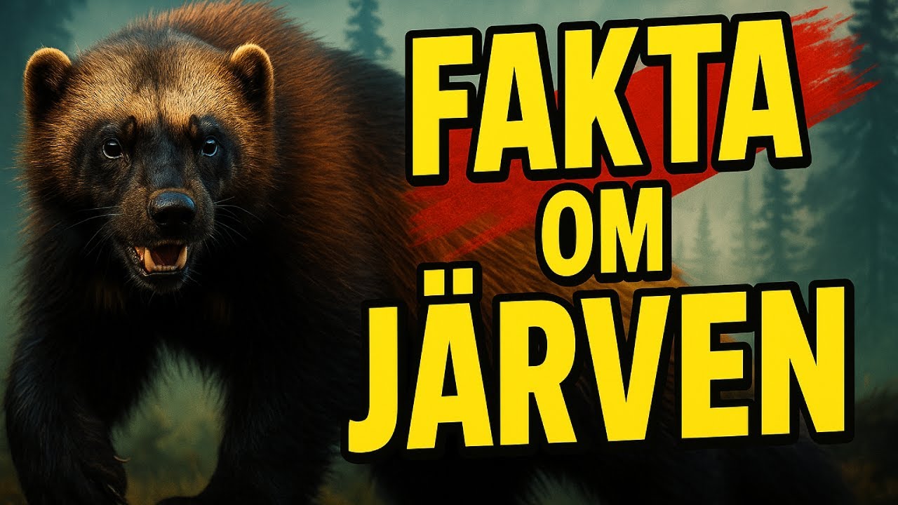Fakta om j&auml;rven: Sveriges vilda krigare 🐾🌟