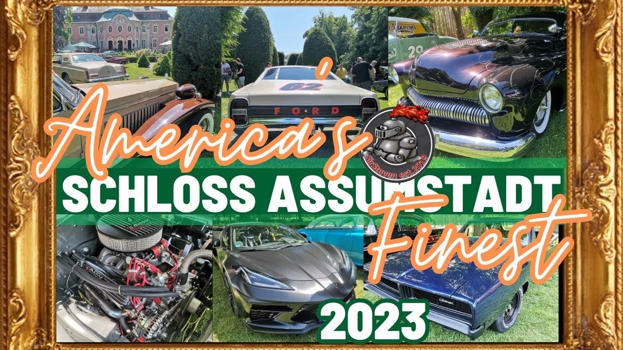 US-Car-Treffen / Americas Finest am Schloss Assumstadt im Juni 2023