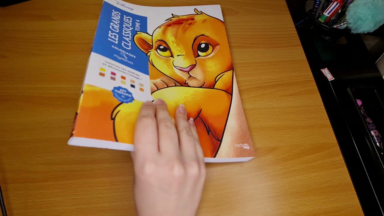 Présentation Coloriages mystères Les grands classiques Disney Tome 4