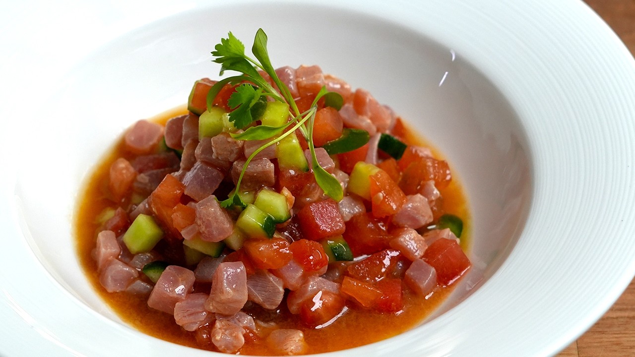 Tuna Tartare with Compressed Watermelon