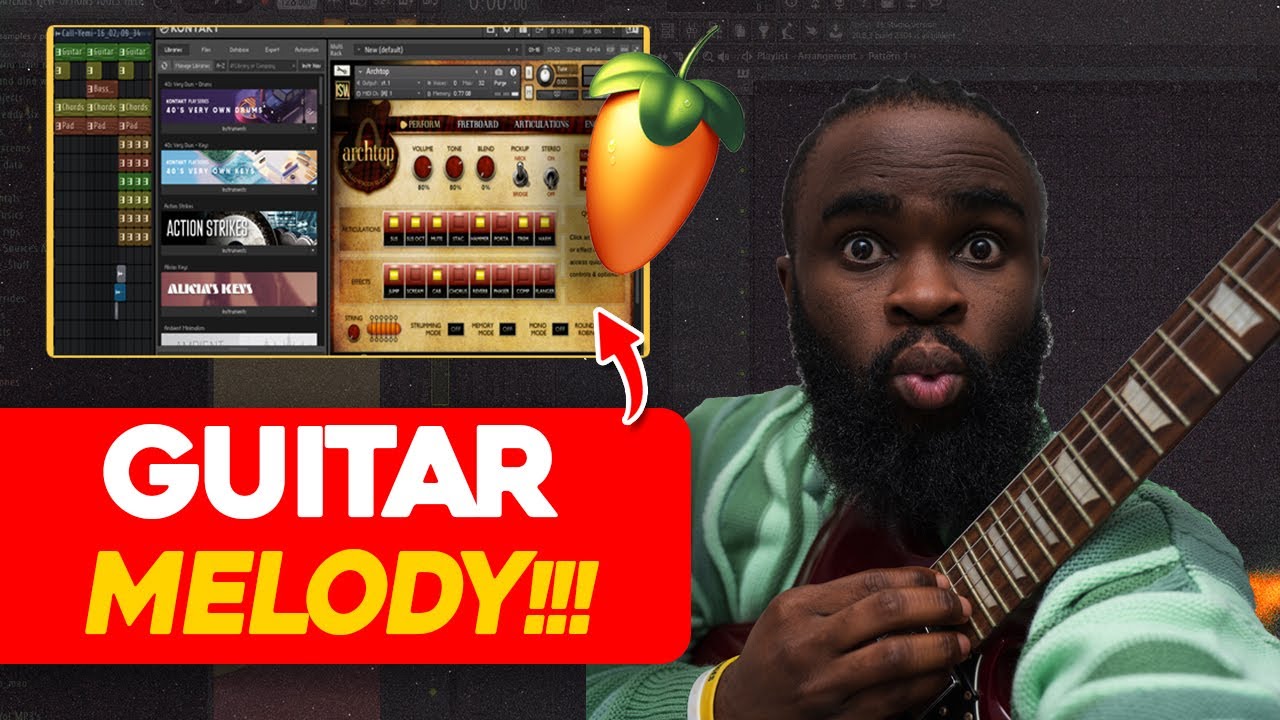 How To Make A Guitar Afro Beat From Scratch| Fl Studio Tutorial