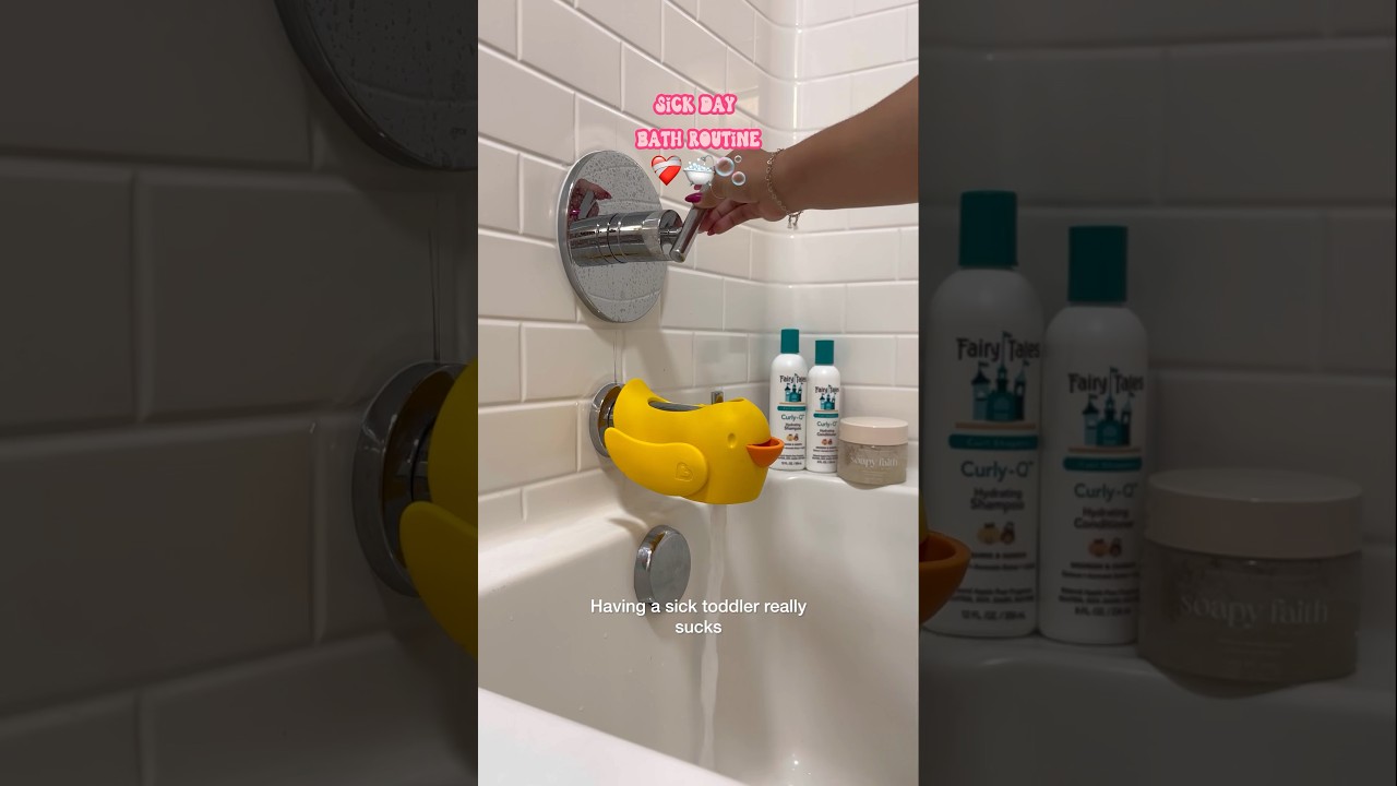 Sick day bath routine ❤️&zwj;🩹🛁🫧