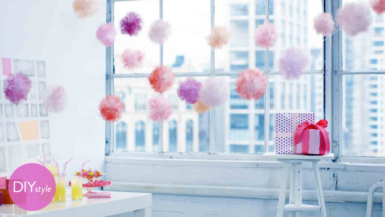 DIY Tulle Pouf Garland Tutorial - DIY Style with Erin Furey - Martha Stewart