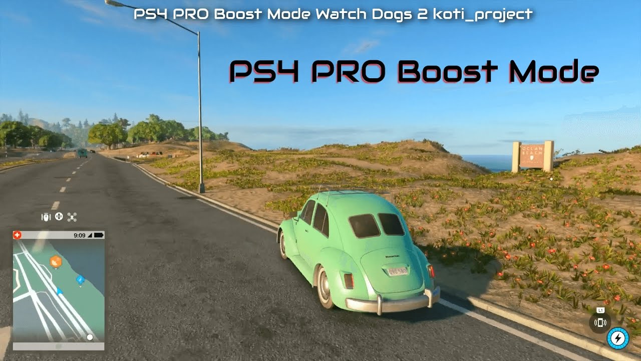 PS4 PRO BOOST MODE Watch Dogs 2