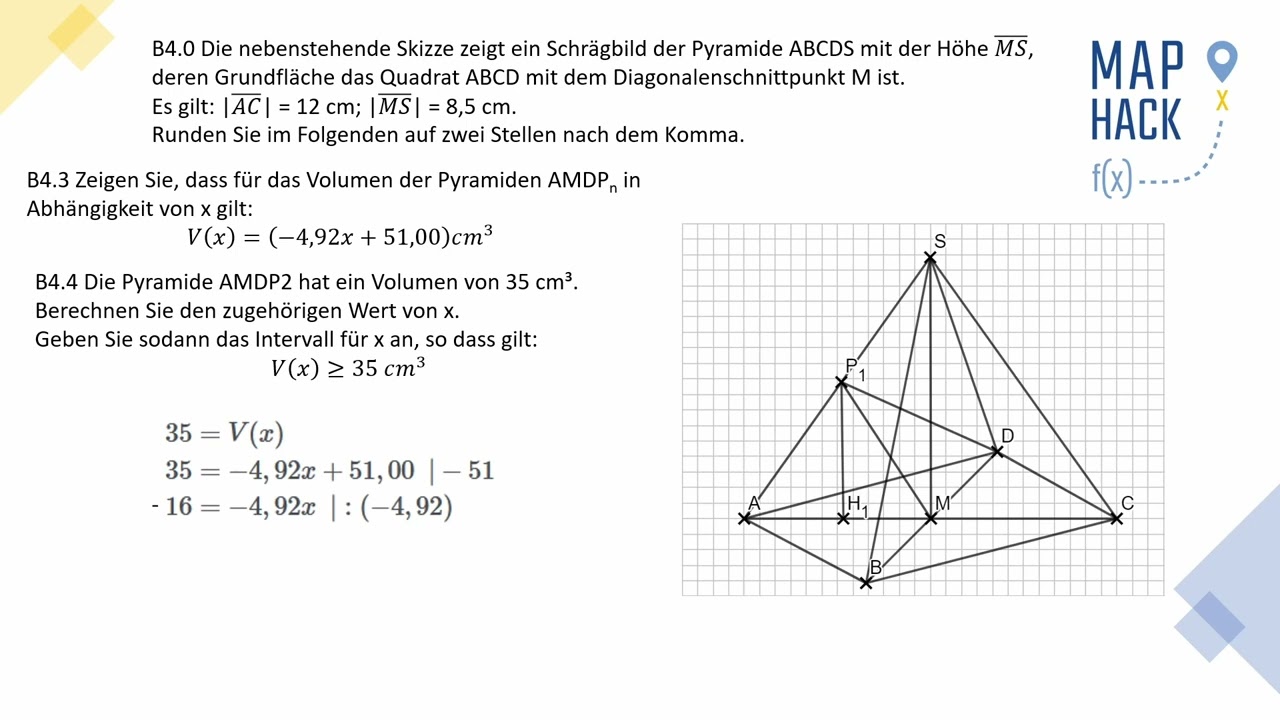 Abschlussprüfung - 2025 Haupttermin - B4.4 - Mathe II/III - Realschule Bayern