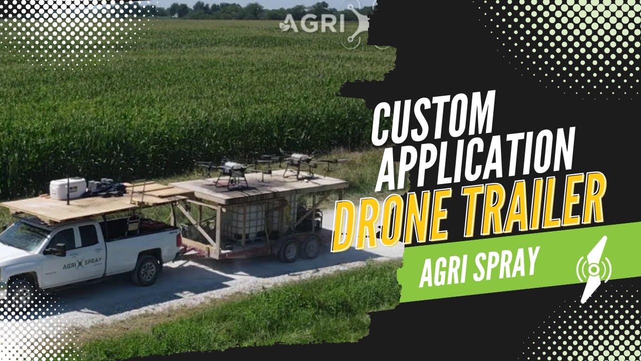 Дроны-опрыскиватели для сельского хозяйства — установка на прицеп