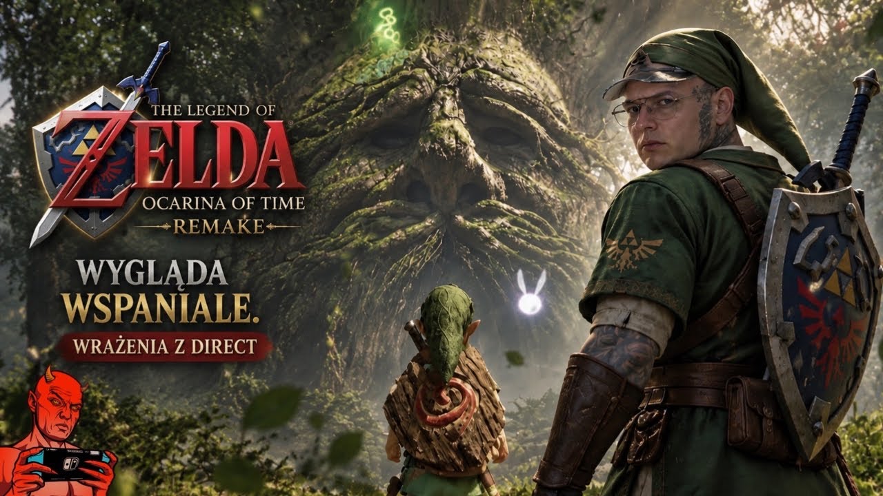 REMAKE THE LEGEND OF ZELDA OCARINA OF TIME WYGLĄDA FANTASTYCZNE 