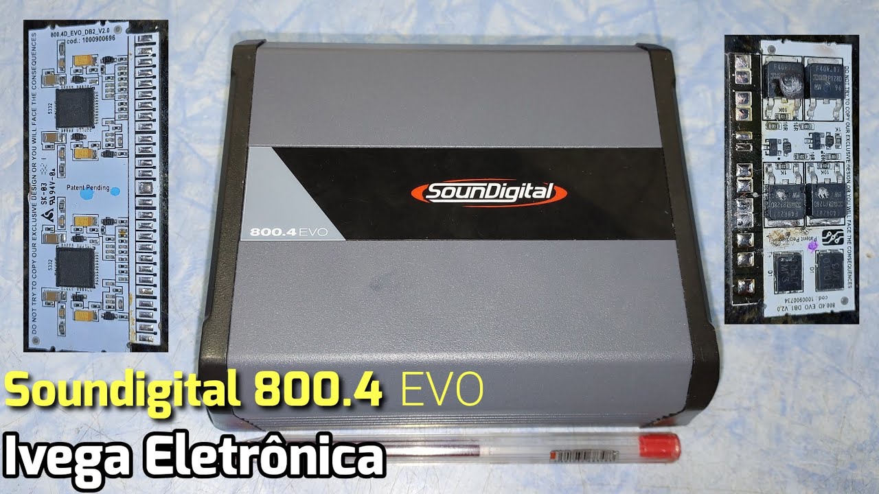 Soundigital 800.4 EVO 4.0, tentativa de conserto
